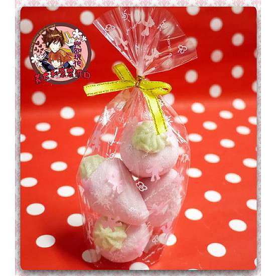 AA級義大利原裝進口寶格麗造型棉花糖4顆包(草莓造型)