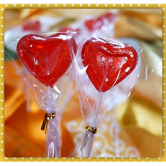 甜蜜的愛心棒棒糖蔓越莓口味台灣製(單隻報價)