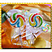 經典彩虹漩渦棒棒糖綜合水果口味台灣製(單隻報價)