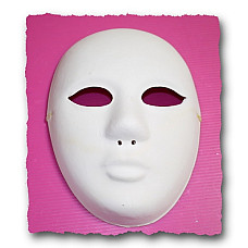 DIY可自行彩繪的全臉式面具(女生)
