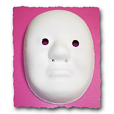 DIY可自行彩繪的全臉式面具(男生)