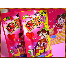 韓國妹妹風味Q軟糖(20包裝)-每包都贈送貼紙
