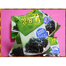 韓國原裝韓趣味岩烤海苔4.5g共12包-直吃或包飯好吃到哭出來