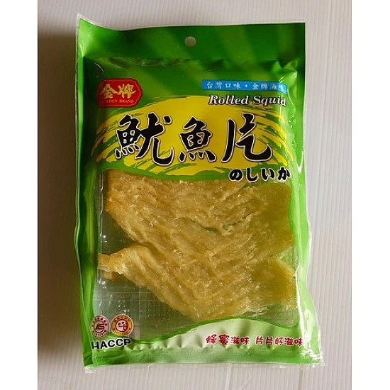 台灣製-金牌魷魚片50g包