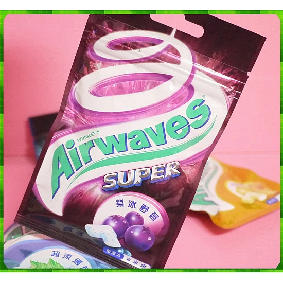 AirWave無糖口香糖(紫冰野莓口味)