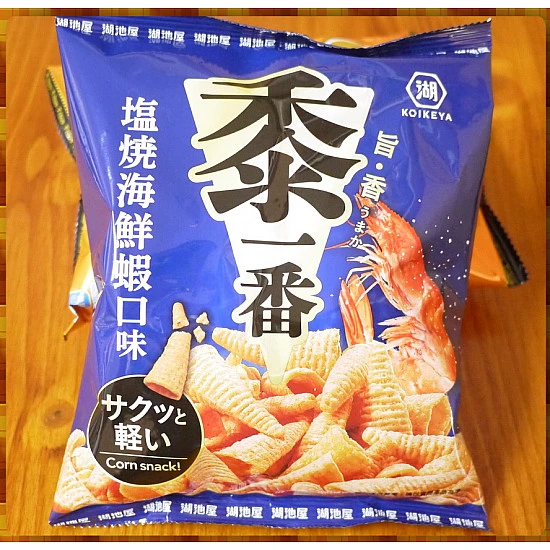 25元賣湖池屋黍一番塩燒海鮮蝦口味酥脆三角玉米酥(單包報價) 25元賣湖池屋黍一番塩燒海鮮蝦口味酥脆三角玉米酥(單包報價)