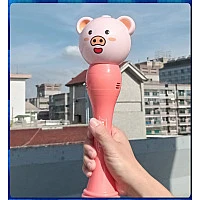 彩色夜光精靈聲光電動連續吹泡泡棒 彩色夜光精靈聲光電動連續吹泡泡棒