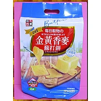 百撰金黃香麥蘇打餅奶油風味-奶素-不添加防腐劑 百撰金黃香麥蘇打餅奶油風味-奶素-不添加防腐劑