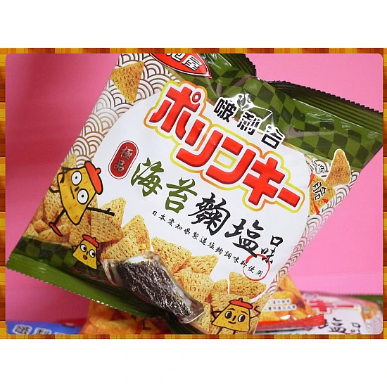 25元賣湖池屋海苔麴塩口味酥脆三角玉米酥(單包報價) 25元賣湖池屋海苔麴塩口味酥脆三角玉米酥(單包報價)