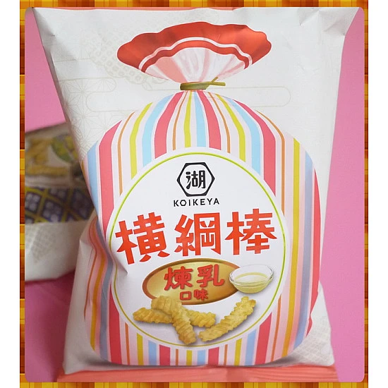 25元賣湖池屋橫綱棒-煉乳口味 25元賣湖池屋橫綱棒-煉乳口味