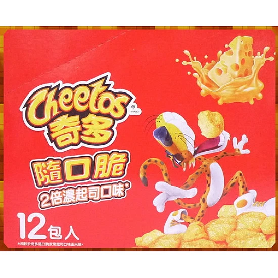 奇多麻吉包(隨口脆)2倍濃起司口味12包裝 奇多麻吉包(隨口脆)2倍濃起司口味12包裝