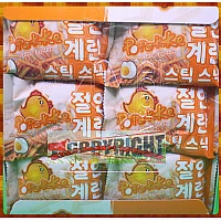 咔滋夠味小雞麵脆脆條24包裝-鹹蛋黃口味-醜八怪的麵卻超級好吃