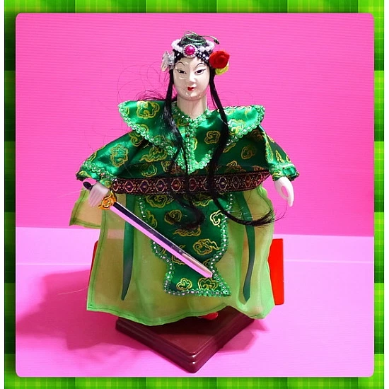 經典白蛇傳青絲手工戲偶