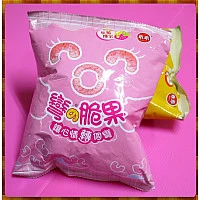 25元賣乖乖彎彎脆果草莓煉乳口味(單包報價) 25元賣乖乖彎彎脆果草莓煉乳口味(單包報價)
