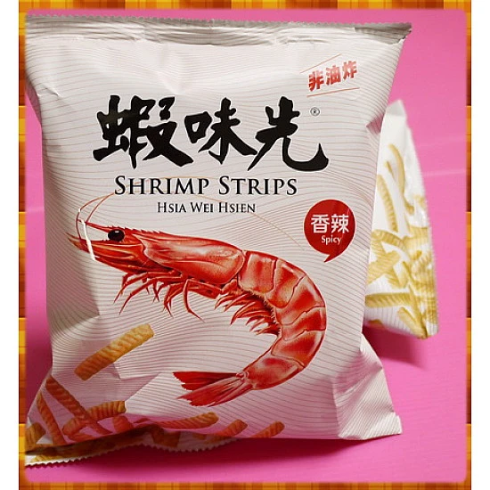 25元賣正廠公司貨-蝦味先香辣味口味(單包報價) 25元賣正廠公司貨-蝦味先香辣味口味(單包報價)