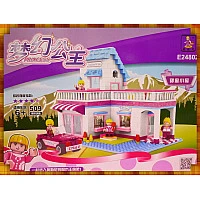 夢幻公主的甜蜜小屋渡假別墅積木組(509片裝) 夢幻公主的甜蜜小屋渡假別墅積木組(509片裝)
