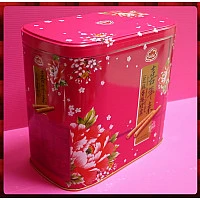 喜年來蛋捲禮盒芝麻口味(大)鐵盒裝 喜年來蛋捲禮盒芝麻口味(大)鐵盒裝