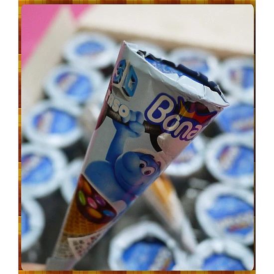小精靈授權75%榛果巧克力脆皮甜筒冰淇淋