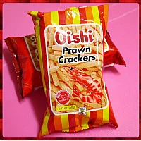 Oishi蝦條餅60g包原味-使用真蝦漿原料-粗壯的烤蝦條 Oishi蝦條餅60g包原味-使用真蝦漿原料-粗壯的烤蝦條