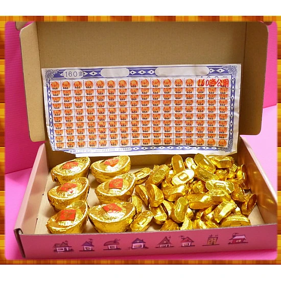 超大顆元寶的黃金巧克力抽抽樂160當款-絕版後再現 超大顆元寶的黃金巧克力抽抽樂160當款-絕版後再現