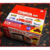 日本大阪原裝TOMICA多美車車造型巧克力50顆精緻盒裝 日本大阪原裝TOMICA多美車車造型巧克力50顆精緻盒裝