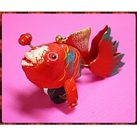 經典童玩再現-免電池的拉線牽龍跑-金魚公主 經典童玩再現-免電池的拉線牽龍跑-金魚公主