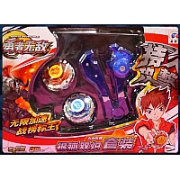 戰榜王級無限加速銀狐3D夾式戰鬥陀螺大盒裝 戰榜王級無限加速銀狐3D夾式戰鬥陀螺大盒裝