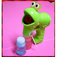 聲光大眼青蛙連續吹泡泡槍(特大款)