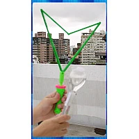 拉出超大超長的三角造型吹泡泡棒(35公分長標準款)-甜心款 拉出超大超長的三角造型吹泡泡棒(35公分長標準款)-甜心款