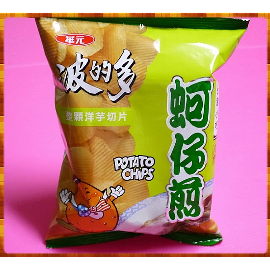 專賣學校的20元賣波的多洋芋片蚵仔煎口味(單包報價) 專賣學校的20元賣波的多洋芋片蚵仔煎口味(單包報價)