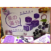 超Q彈有勁的黑加侖風味酥皮糖霜QQ軟糖26g包 超Q彈有勁的黑加侖風味酥皮糖霜QQ軟糖26g包