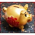 為您介紹-20公分身長可重複使用的燙金塑膠材質招財進寶小豬撲滿-盒裝 20公分身長可重複使用的燙金塑膠材質招財進寶小豬撲滿-盒裝