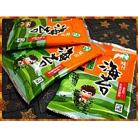 橘平屋味付海苔隨手包三包裝(全素)台灣製-使用非基改醬油 橘平屋味付海苔隨手包三包裝(全素)台灣製-使用非基改醬油