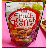 盛香珍水果風味脆捲芒果與葡萄-五星級下午茶級包裝 盛香珍水果風味脆捲芒果與葡萄-五星級下午茶級包裝
