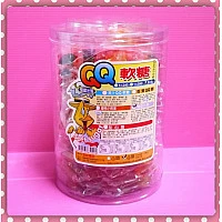 營業用桶裝60包入熊熊QQ糖 營業用桶裝60包入熊熊QQ糖
