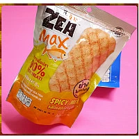 泰國手網燒脆魚片(香辣味)使用高達90%比例的魚肉 泰國手網燒脆魚片(香辣味)使用高達90%比例的魚肉