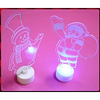 桌上用的小型聖誕閃光板(單個報價) 桌上用的小型聖誕閃光板(單個報價)