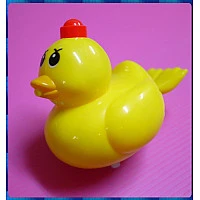 不用裝電池的發條型鴨子水中游玩具-洗澡超夯玩具