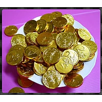 3.5公分吉祥金幣巧克力(約200顆裝) 3.5公分吉祥金幣巧克力(約200顆裝)